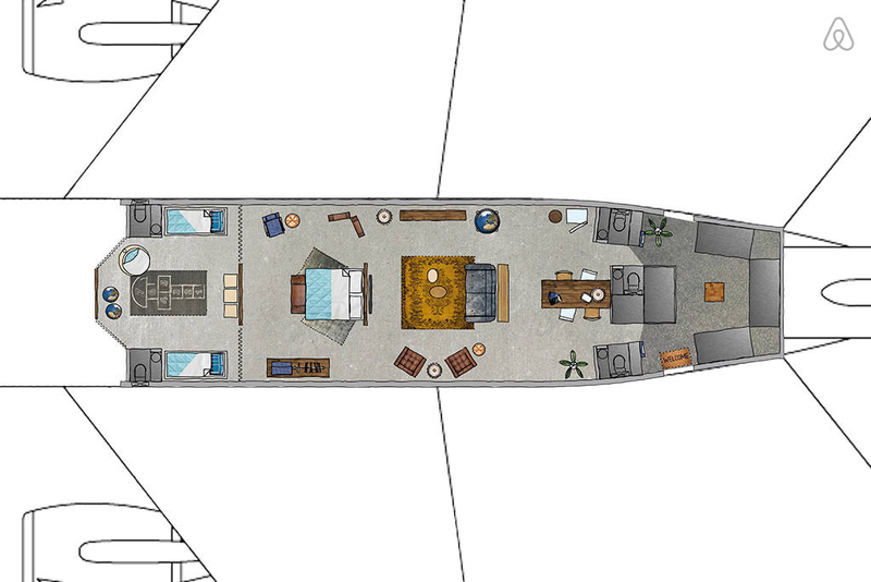 Illustration for article titled Working airplane transformed into perfect loft now available on Airbnb